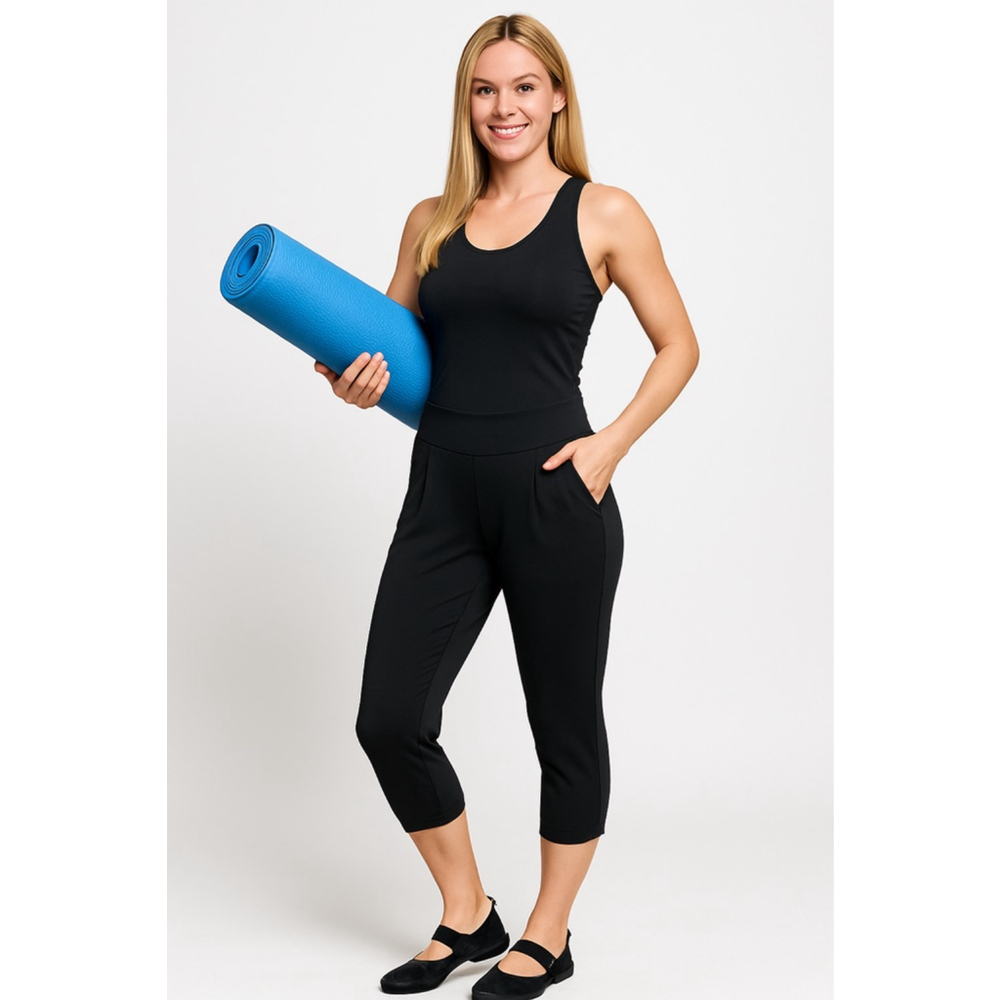 Women's Champion Black Capri Pants Size L